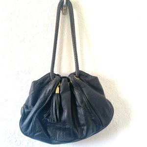 Michael Kors Hobo Hand Black leather Bag